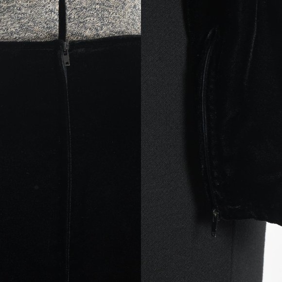 Vintage 1990s Medium Black Long Sleeve Cocktail Dress | by Valentino Miss V - Picture 7 of 10